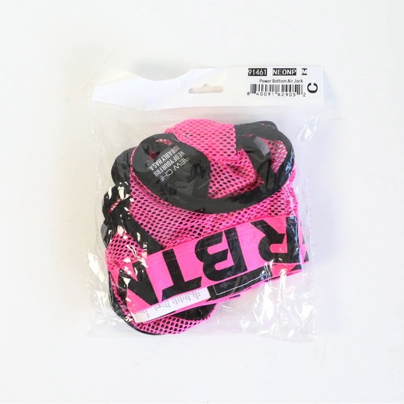 Andrew Christian Power Bottom Air Jock Neon Pink Mesh Men Underwear new NWT Med - Picture 6 of 9